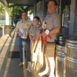 Ransom Brothers employees with their generous tool donation