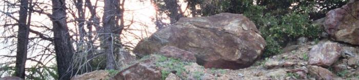 Boulders on Volcan Mountain